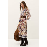 ba&sh Valley Dress In Ecru