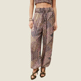 ba&sh Wide-leg Trousers in Rose Paisley Print