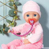 Baby Annabell Dummy with Clip In Pink