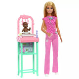 Barbie Baby Doctor Doll with Blonde Fashion Doll & Accessories
