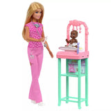 Barbie Baby Doctor Doll with Blonde Fashion Doll & Accessories