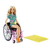 Barbie Doll Fashionista with Wheelchair Accessory & Ramp