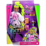 Barbie Extra Doll with Neon Green Hair & Oversized Tee- 29cm