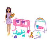 Barbie Skipper Babysitter Doll With Twin Nursery
