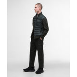 B.INT SWEAT MIXED MEDIA QUILTED HEYSHAM L - BLACK