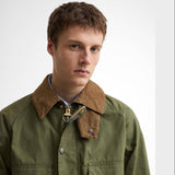 Babour Paul Smith Loves Barbour Sugarlump Bedale Casual Jacket In Army
