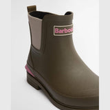Barbour Abbeyfield Packable Ankle Wellingtons In Olive