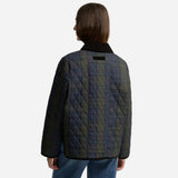 Barbour Ainsdale Check Quilted Jacket In Shadow Classic