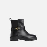 Barbour Alexandra Leather Ankle Boots In Black