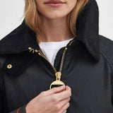 Barbour Allerston Waxed Jacket In Black/Classic