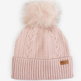 Barbour Alnwick Knitted Beanie Rose Pink