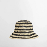 Barbour Annie Crochet Hat Black/Ecru