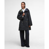 Barbour Arla Waterproof Jacket Classic Tartan In Black