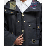 Barbour Arla Waterproof Jacket Classic Tartan In Black