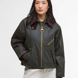 Barbour Arlene Waxed Jacket In Ancient Tartan