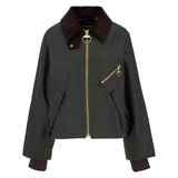 Barbour Arlene Waxed Jacket In Ancient Tartan