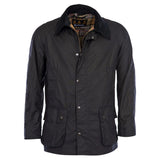 Barbour Ashby Wax Jacket In Navy