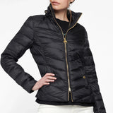 Barbour International Aubern Quilted Jacket in Black