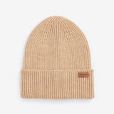 Barbour Aubrey Beanie & Scarf Gift Set In Camel