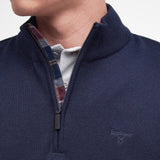 Barbour Avoch Half-Zip Jumper in Navy