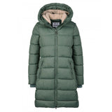 Barbour Avondale Women's Quilted Teddy Lined Hoodalchemy Green Jacket
