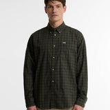 Barbour Bank Regular Long-Sleeved Shirt In Olive