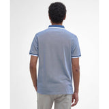 Barbour Barnard Short-Sleeved Polo Shirt In Dark Denim
