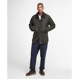 Barbour Bedale Check Wool Jacket In Brown