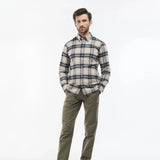 Barbour Betsom Tailored Fit Shirt In Stone Marl