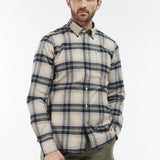 Barbour Betsom Tailored Fit Shirt In Stone Marl