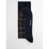 Barbour Blyth Socks In Oak Tartan