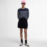Barbour Bradley Striped Top In Navy