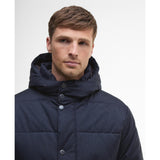 Barbour Brampton Puffer Jacket In Dark Navy/Midnight Oak