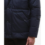 Barbour Brampton Puffer Jacket In Dark Navy/Midnight Oak