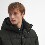 Barbour Brampton Puffer Jacket In Sage