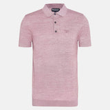 Barbour Buston Knitted Polo Shirt In Red Spice
