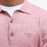 Barbour Buston Knitted Polo Shirt In Red Spice