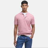 Barbour Buston Knitted Polo Shirt In Red Spice