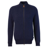 Barbour Calder Zip Through Jumper in Navy