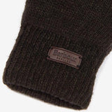Barbour Carlton Knitted Gloves In Dark Green