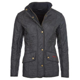 Barbour Cavalry Polar Quilted Jacket In Navy