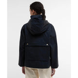 Barbour Cecile Showerproof Jacket In Dark Navy