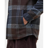 Barbour Chapter Check Overshirt In Midnight Oak Tartan