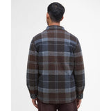 Barbour Chapter Check Overshirt In Midnight Oak Tartan