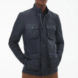 Barbour Corbridge Wax Jacket In Navy