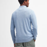 Barbour Cotton Half Zip in Dark Chambary