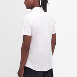 Barbour Crest Poplin Tailored Shirt in Pink