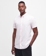 Barbour Crest Poplin Tailored Shirt in Pink