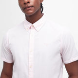 Barbour Crest Poplin Tailored Shirt in Pink