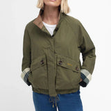Barbour Crowdon Showerproof Jacket in Dusky Green